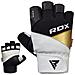 Guanti Palestra Pelle Fitness Crossfit Sollevamento Pesi Allenamento Antisudore Workout Bodybuilding Antiscivolo Polso Powerlifting Imbottiti Gym Gloves S11wb M - Foto miniatura 7
