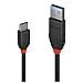 Cavo Usb 3.1 Tipo C A A 3a Black Line, 1m - Foto miniatura 1