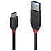 Cavo Usb 3.1 Tipo C A A 3a Black Line, 1m - Foto miniatura 2