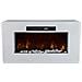 Chemin Arte 121 Caminetto Elettrico Porta Televisore Da 2000w Con Effetto Fiamma, Bianco - Foto miniatura 1