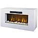 Chemin Arte 121 Caminetto Elettrico Porta Televisore Da 2000w Con Effetto Fiamma, Bianco - Foto miniatura 8