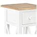 Tavolino Laterale Bianco 27x27x65,5 Cm In Legno - Foto miniatura 6