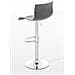 2 Sgabelli Alti Hoover in Polipropilene - Set 2 Sgabelli Bar Design Regolabile 59-80 cm I Sedie Sgabello Girevole 360°con Schienale I Sgabelli Ergonomici Grigio - Foto miniatura 3