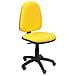 04cp - Sedia Ergonomica Da Ufficio, Con Meccanismo Di Contatto Permanente, Regolabile In Altezza E Ruote Per Parquet Giallo - Foto miniatura 1