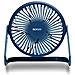 Ventilatore Da Tavolo Silenzioso Usb 2w Portatile 180º 5 Lame Cavo Usb 12cm Blu - Foto miniatura 1