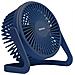 Ventilatore Da Tavolo Silenzioso Usb 2w Portatile 180º 5 Lame Cavo Usb 12cm Blu - Foto miniatura 3