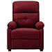 Poltrona Elettrica Reclinabile Rosso Vino in Tessuto - Foto miniatura 3
