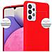 Custodia Compatibile Con Samsung Galaxy A33 5g In Frost Rosso - Coperchio Protettivo In Silicone Tpu Flessibile - Foto miniatura 2