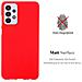 Custodia Compatibile Con Samsung Galaxy A33 5g In Frost Rosso - Coperchio Protettivo In Silicone Tpu Flessibile - Foto miniatura 3