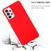 Custodia Compatibile Con Samsung Galaxy A33 5g In Frost Rosso - Coperchio Protettivo In Silicone Tpu Flessibile - Foto miniatura 6
