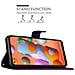 Custodia Compatibile Con Samsung Galaxy A11 / M11 In Lilla Scuro Fiore - Coperchio Protettivo In Design Floreale Con Chiusura Magnetica, Funzione Stand E Slot Per Carte - Foto miniatura 3