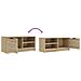 Mobile Porta Tv Rovere Sonoma 80x35x36,5cm In Legno Multistrato - Foto miniatura 4