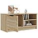Mobile Porta Tv Rovere Sonoma 80x35x36,5cm In Legno Multistrato - Foto miniatura 6