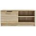 Mobile Porta Tv Rovere Sonoma 80x35x36,5cm In Legno Multistrato - Foto miniatura 8