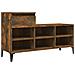 Scarpiera Rovere Fumo 102x36x60 Cm In Legno Multistrato - Foto miniatura 2