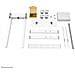 FL55-875WH1 Supporto da Pavimento Motorizzato per Schermi da 55 a 100" Colore Bianco - Foto miniatura 11
