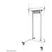 FL55-875WH1 Supporto da Pavimento Motorizzato per Schermi da 55 a 100" Colore Bianco - Foto miniatura 1