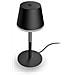 Lampada da Tavolo Portatile Hue Go Ricaricabile Autonomia fino a 48 Ore Colore Nero - Foto miniatura 2