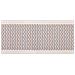 Tappeto Passatoia Tessuto Jacquard Linea Emozioni Dis. Zig Zag Twist Blu 57x90 Blu - Foto miniatura 1