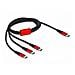 86713 Cavo Usb 1 M Usb 2.0 Usb C Nero, Rosso - Foto miniatura 1