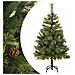 Albero Di Natale Artificiale Incernierato Con Pigne 150 Cm - Foto miniatura 1
