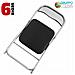 Set 6 Pezzi Sedie Imbottite Pieghevoli Colore Nero Struttura Silver Sedia Metal - Foto miniatura 3