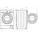 F4, LAVATRICE 7 KG 1.400 GIRI, INVERTER, VAPORE, SLIM 45 CM, CLASSE A - Foto miniatura 4