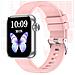 Smart Watch Con Chiamate Bluetooth E Monitoraggio Della Salute - Argento Pink - Foto miniatura 3