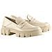 Vince Loafers Mocassino Pelle Scarpe Donna Beige Eu 41, 5-102804 1200 - Foto miniatura 2
