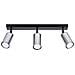 Lampada Da Soffitto Winx 3 Nero /cromo Sl. 1368 - Moderno Lampade Da Soffitto Nero /cromato 18.5x45x6 Cm - Foto miniatura 1