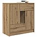 Credenza con Cassetti e Ante Rovere Artigianale 70,5x34x74,5 cm - Foto miniatura 9
