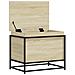 Contenitore con Coperchio Rovere Sonoma 60x40x51,5cm Truciolato - Foto miniatura 7