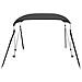 Bimini Di Prua Con Tendalino A 2 Archi Antracite 150x120x110 Cm - Foto miniatura 4