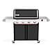 E-425W Barbecue Carrello GPL Nero, Acciaio inox 16890 W - Foto miniatura 1
