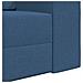 Divano Letto a Terra 2 in 1 Blu 245x150x60.5 cm Tessuto - Foto miniatura 9