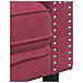 Set Divani Chesterfield 2pz con Cuscini Rosso Vino Velluto - Foto miniatura 6