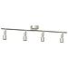Faretto da soffitto 4 Vie Regolabili in Nickel Spazzolato GU10 - Foto miniatura 4
