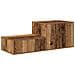 Armadio da Stoccaggio  in Legno Vecchio 127x41x40 cm in Legno Ingegnerizzato - Foto miniatura 9