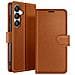 Custodia A Portafoglio Per Galaxy S25 Plus Con Supporto E Linguetta Magnetica, Marrone - Foto miniatura 1