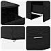 Scrivania Rovere nero 131.5 x 50 x 106.5 cm Legno multistrato - Foto miniatura 9