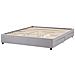 Letto Con Cassetti Contenitore Senza Testata Tessuto Prades 180 X 200 Cm Grigio Chiaro - Foto miniatura 4