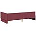Cornice del letto ad angolo con testiera Rosso vino 90 x 200 cm - Foto miniatura 7