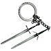 The Witcher 3 Geralt Two Swords Keychain - Foto miniatura 1