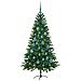 Albero di Natale con 150 LED con supporto Verde 150 cm PE - Foto miniatura 4