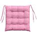 Cuscini per Seduta 2 pcs Rosa 40 x 40 x 6 cm Tessuto - Foto miniatura 7