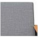poltrona Grigio chiaro 59 x 75 x 78 cm Tessuto - Foto miniatura 7