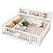 Letto Daybed Con Sponde Apribili, Scomparti E Design Minimalista - Foto miniatura 1