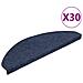 Tappetini Autoadesivi per Scale 30 pz Blu 65x22,5x3,5 cm - Foto miniatura 1