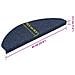 Tappetini Autoadesivi per Scale 30 pz Blu 65x22,5x3,5 cm - Foto miniatura 9