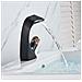 Rubinetto per lavabo da bagno, Blackswan, modello Waterfall M47, modello nero /oro rosa, misura 19 cm - Foto miniatura 3